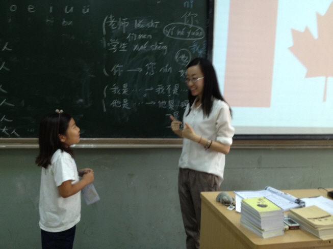 2012 북경청춘캠프 중국어공부하는 변화영학생