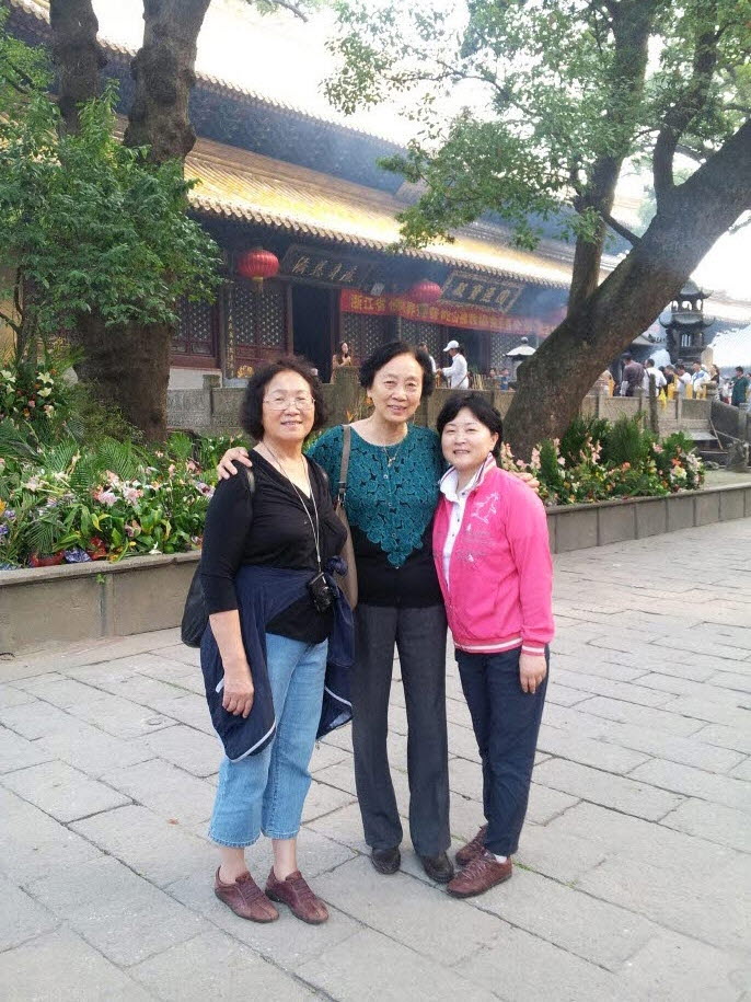 미국 인민일보 팡웬 사장과 함께