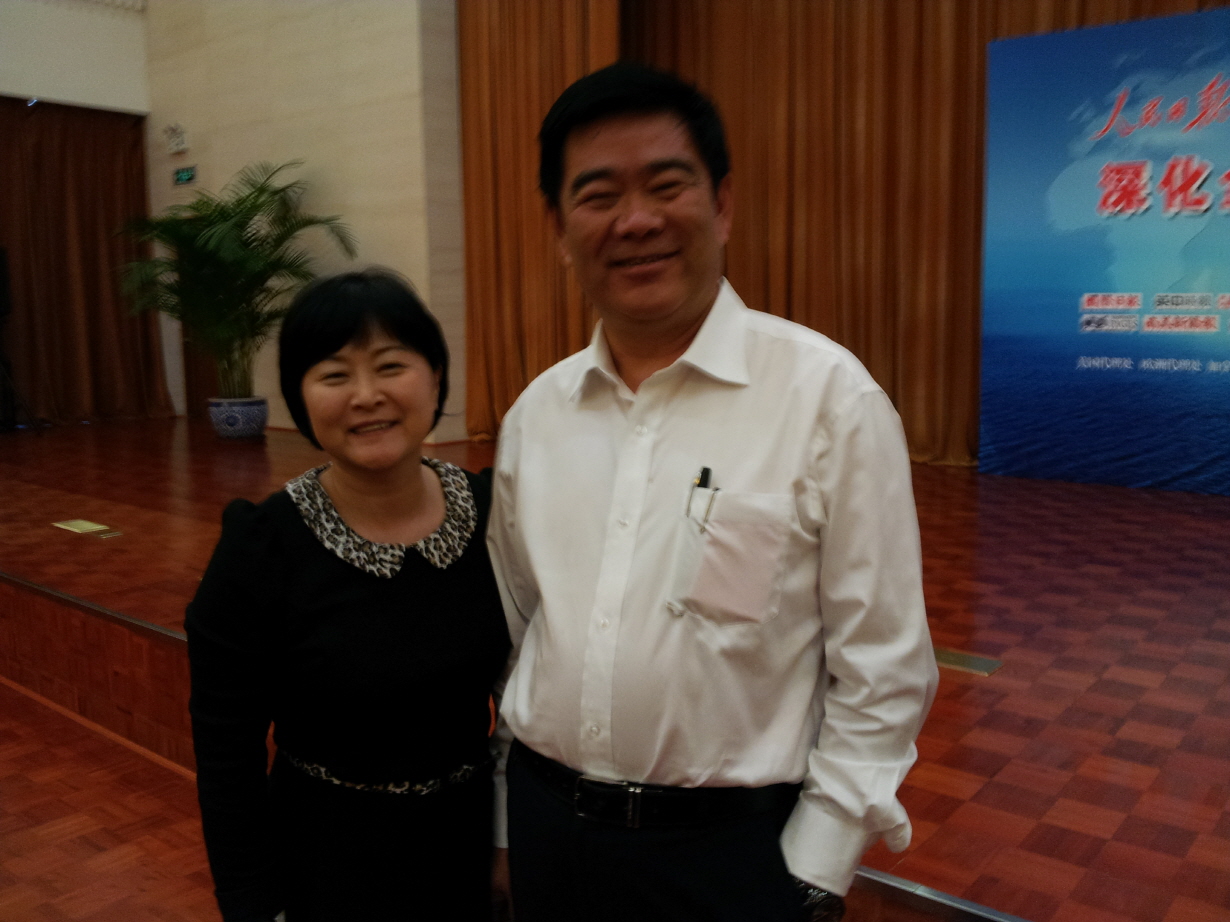 장더슈 인민일보 부사장과 함께